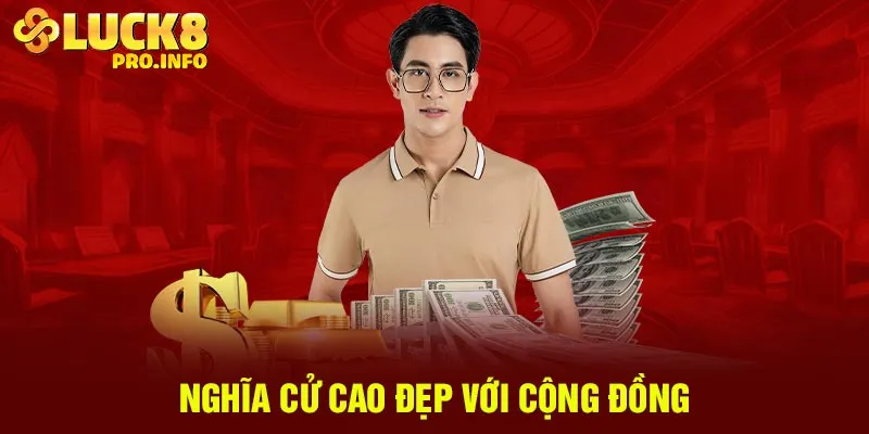 Nghĩa cử cao đẹp với cộng đồng