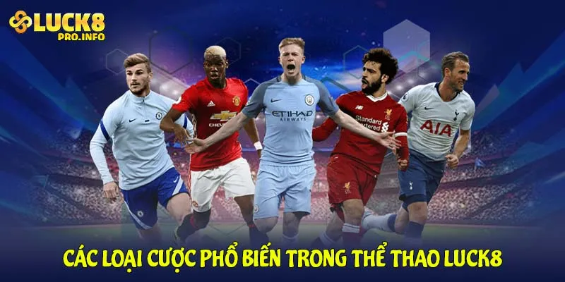 Các loại cược phổ biến trong thể thao LUCK8